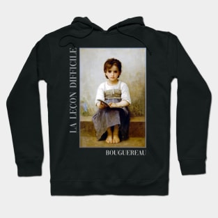 The Difficult Lesson by Bouguereau Hoodie